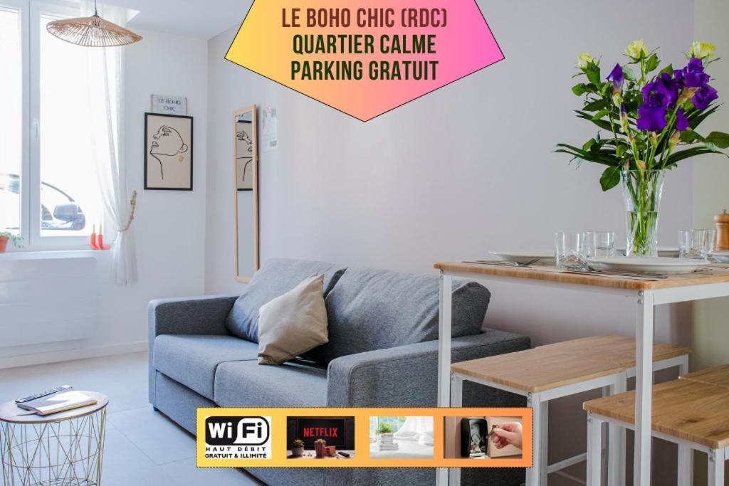 Ideal Pro & Couple - 2 Logements Theme Boho Chic Rdc & Dandy 1Er Etage - Quartier Calme - Jardin - Wifi Hd - Smart Tv - Parking Gratuit - Proche Centre & Transports - Ask Home Валенсиен Екстериор снимка