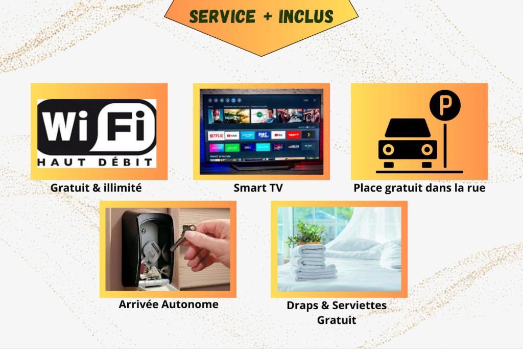 Ideal Pro & Couple - 2 Logements Theme Boho Chic Rdc & Dandy 1Er Etage - Quartier Calme - Jardin - Wifi Hd - Smart Tv - Parking Gratuit - Proche Centre & Transports - Ask Home Валенсиен Екстериор снимка
