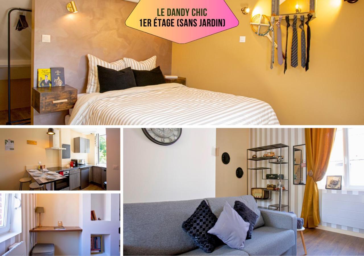Ideal Pro & Couple - 2 Logements Theme Boho Chic Rdc & Dandy 1Er Etage - Quartier Calme - Jardin - Wifi Hd - Smart Tv - Parking Gratuit - Proche Centre & Transports - Ask Home Валенсиен Екстериор снимка