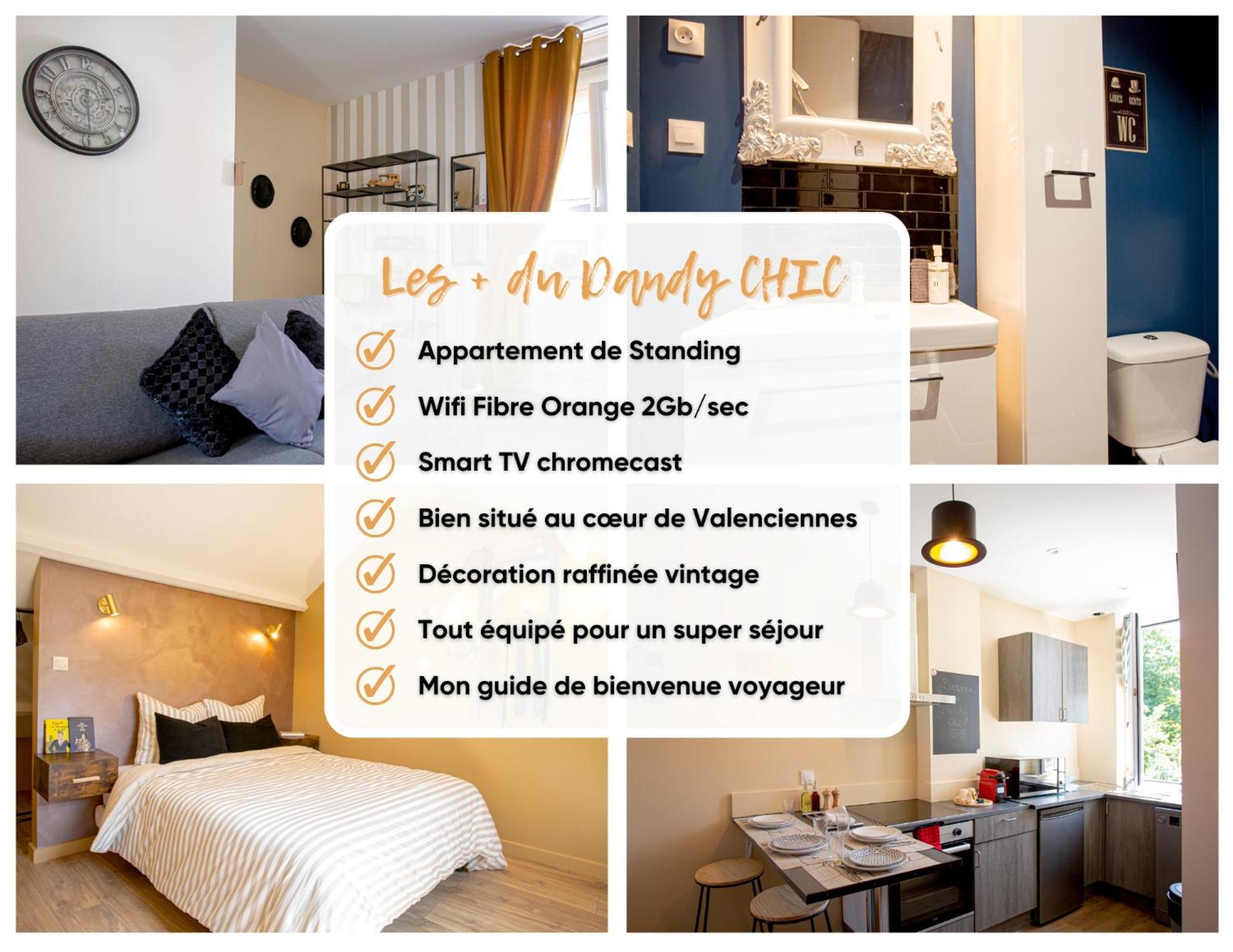 Ideal Pro & Couple - 2 Logements Theme Boho Chic Rdc & Dandy 1Er Etage - Quartier Calme - Jardin - Wifi Hd - Smart Tv - Parking Gratuit - Proche Centre & Transports - Ask Home Валенсиен Екстериор снимка